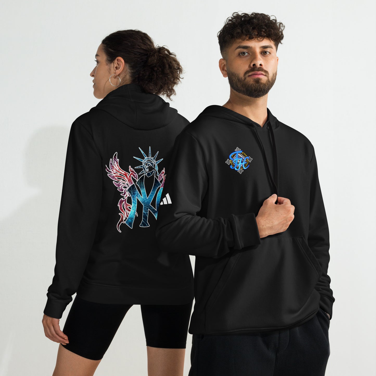 “NY Phoenix” Furia Hats X Adidas hoodie