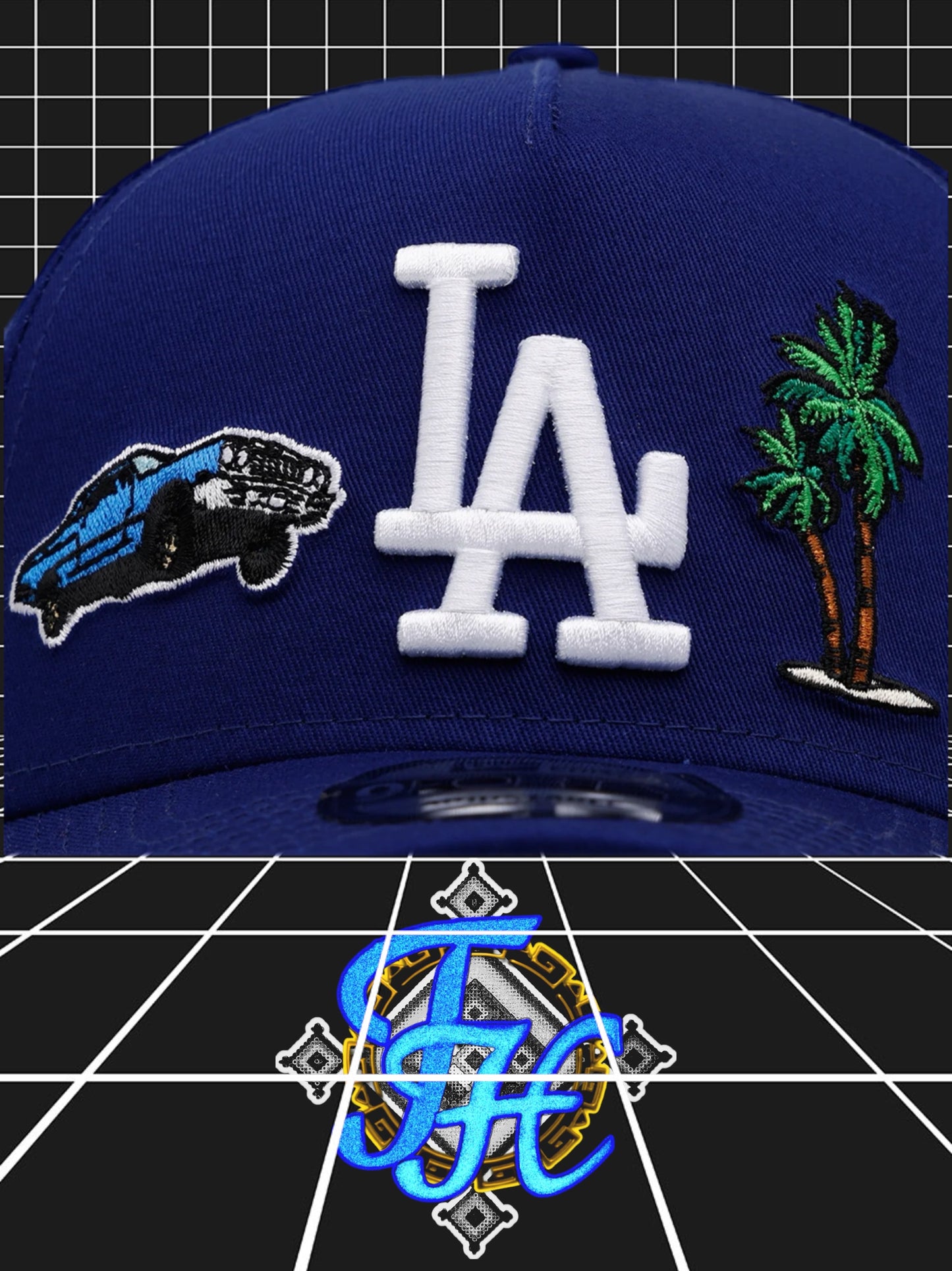 New Era Los Angeles Dodgers
'City Icons' 9FORTY A-Frame
Snapback Blue