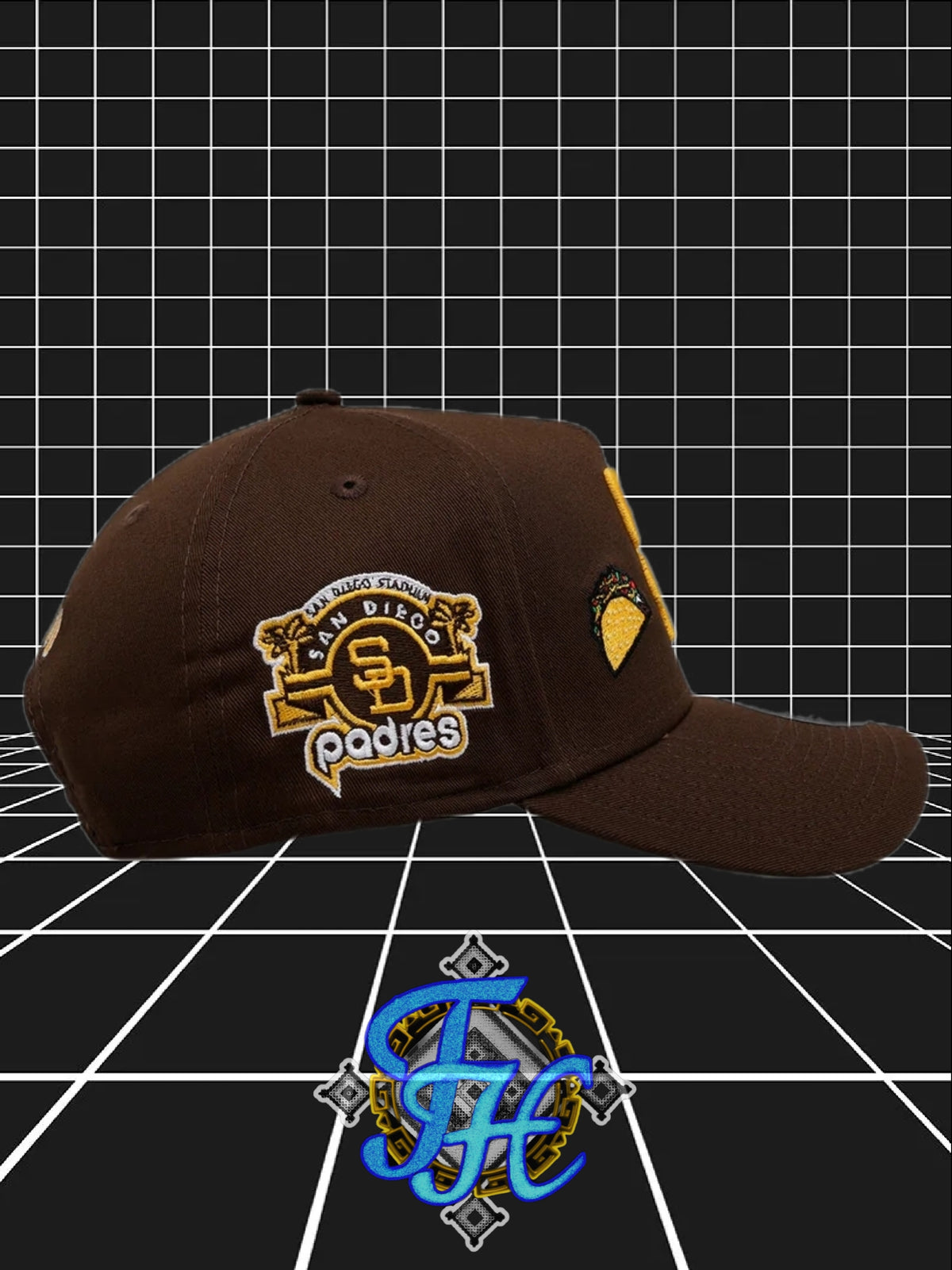 New Era San Diego Padres 'City Icons'9FORTY A-Frame Snapback Brown