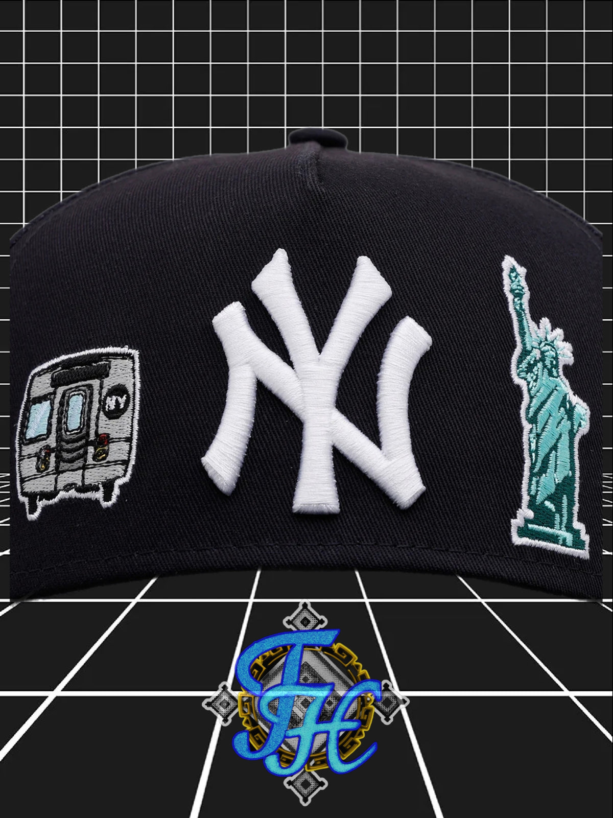 New Era New York Yankees 'City Icons'9FORTY A-Frame SnapbackNavy