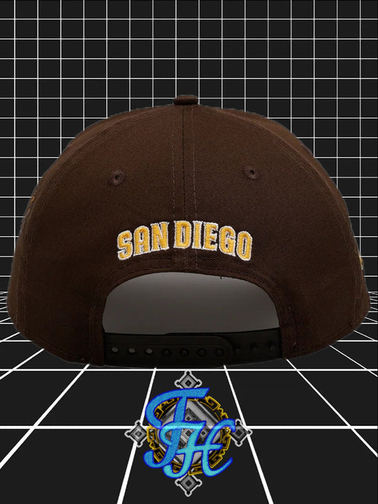 New Era San Diego Padres 'City Icons'9FORTY A-Frame Snapback Brown