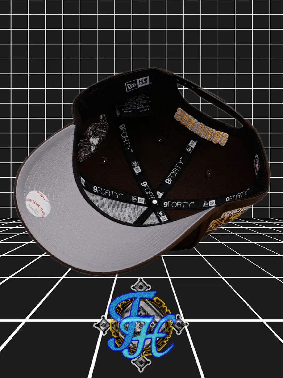 New Era San Diego Padres 'City Icons'9FORTY A-Frame Snapback Brown