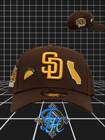 New Era San Diego Padres 'City Icons'9FORTY A-Frame Snapback Brown